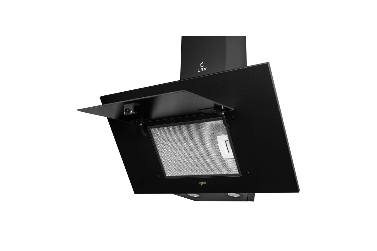 Наклонная кухонная вытяжка LEX Mira 500 Black