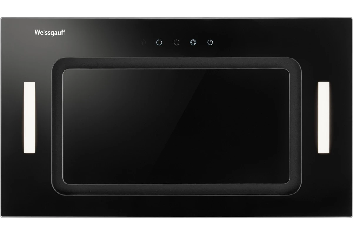 Кухонная встраиваемая вытяжка Weissgauff Intense 600 Touch Black Glass