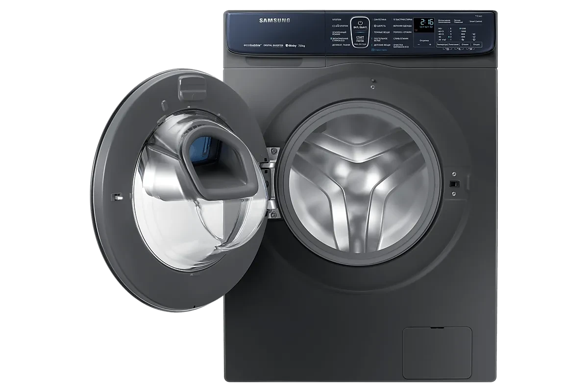Стиральная машина Samsung WW70R62LATXDLP (AddWash и Eco Bubble)