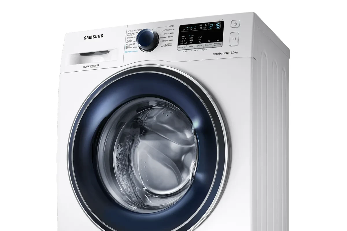 Стиральная машина Samsung WW80R42LHFWDLP (EcoBubble)