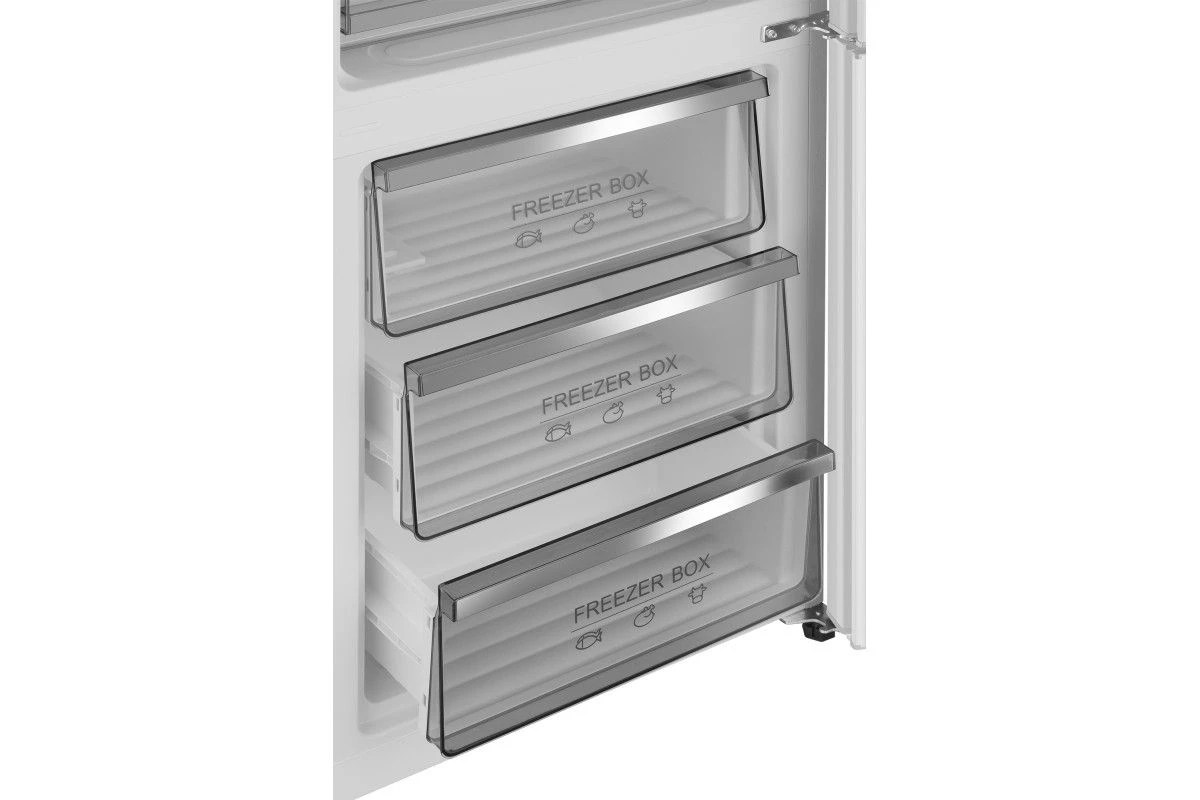 Отдельностоящий холодильник Weissgauff WRK 195 D Full NoFrost White Rock Glass