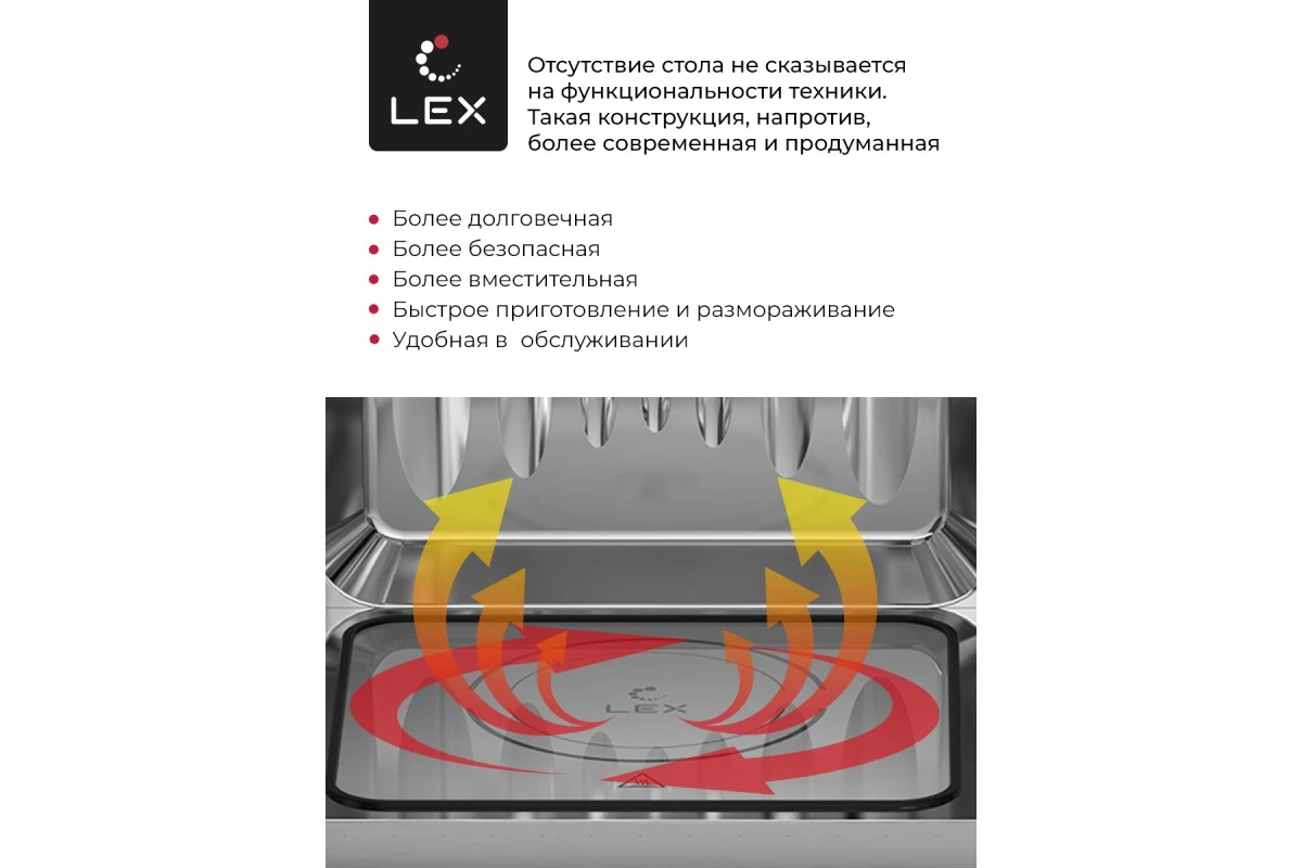 Микроволновая печь встраиваемая LEX BIMO 20.07 BL