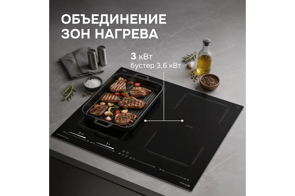 Стеклокерамическая варочная панель Zigmund & Shtain CI 69.6 B