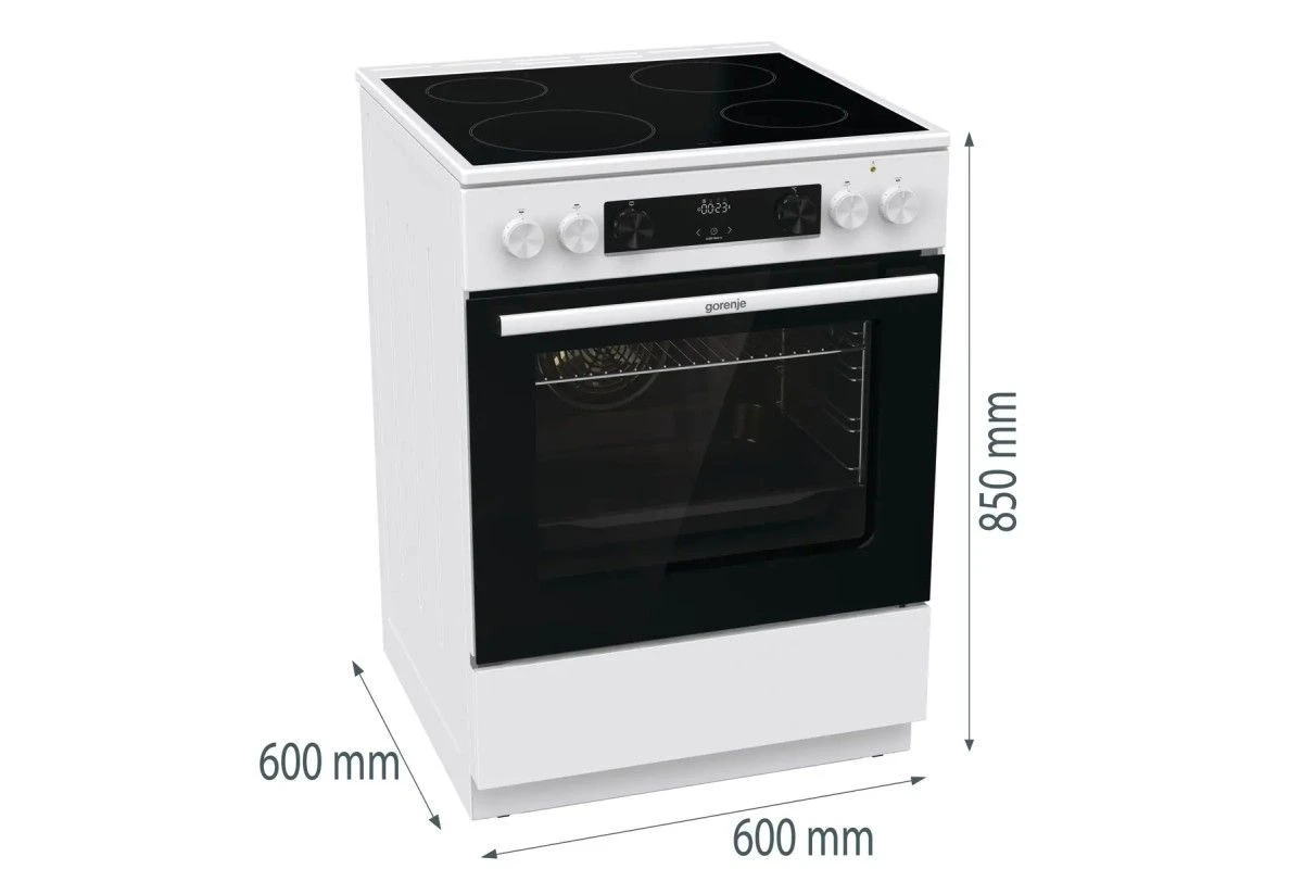 Стеклокерамическая плита Gorenje GEC6C40WG