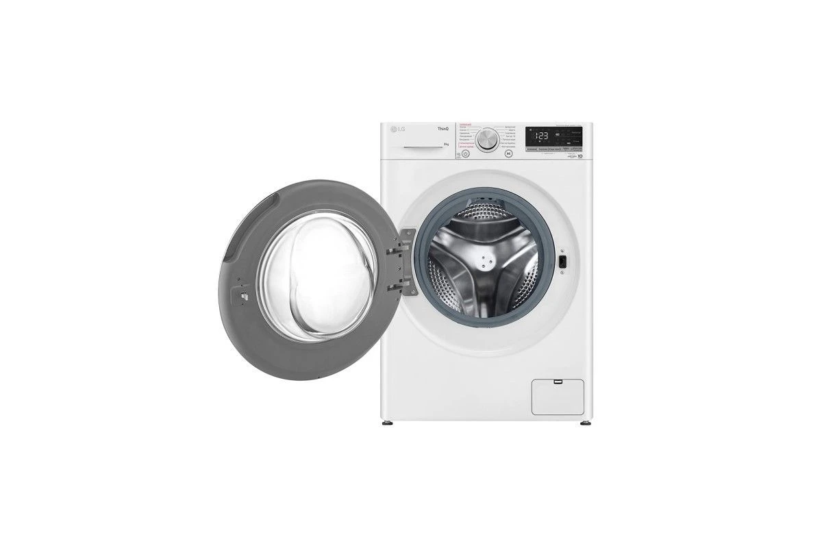 Стиральная машина LG F4V5TS0W с технологией AI DD