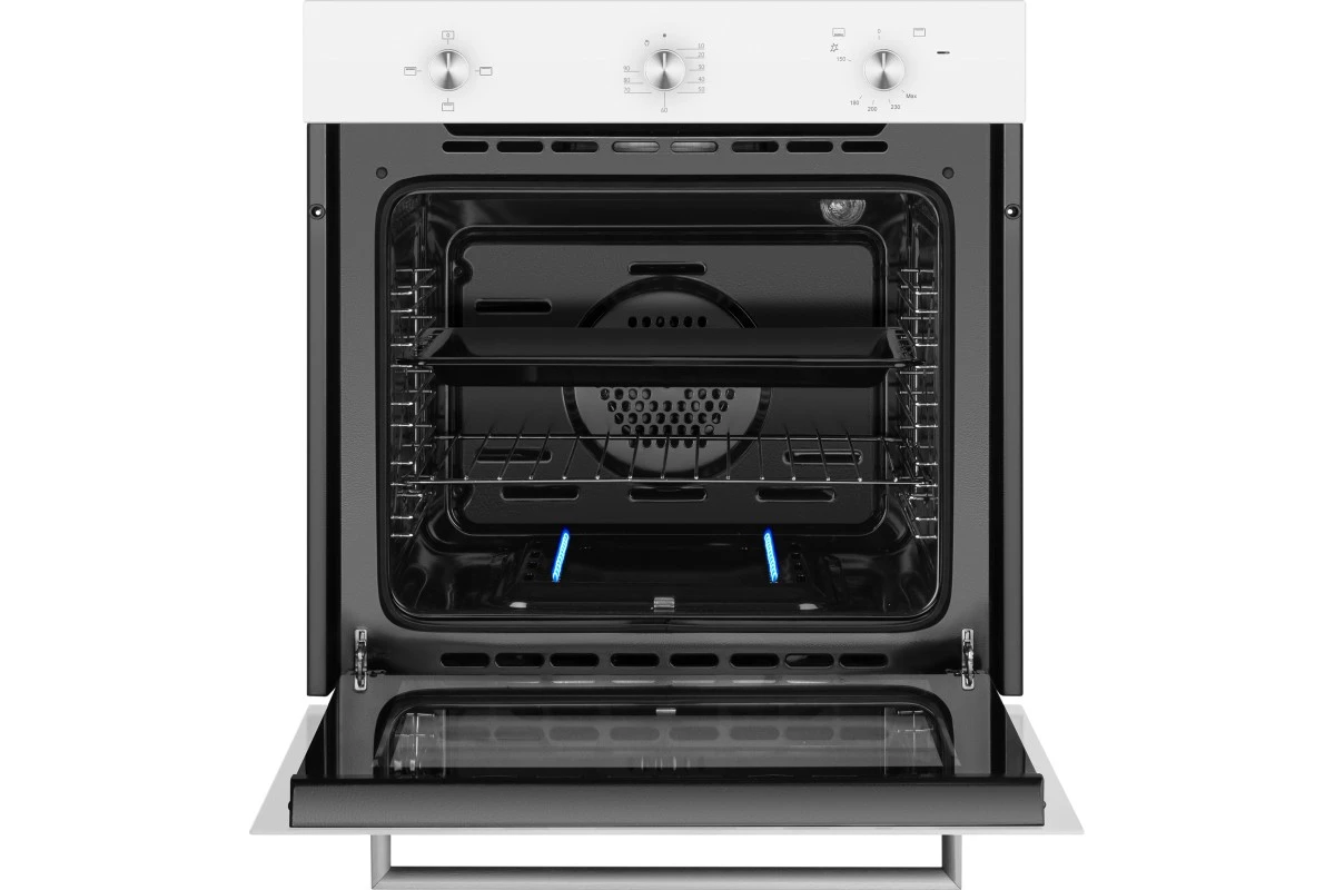 Духовой шкаф газовый Weissgauff WGO 702 WHITE GLASS
