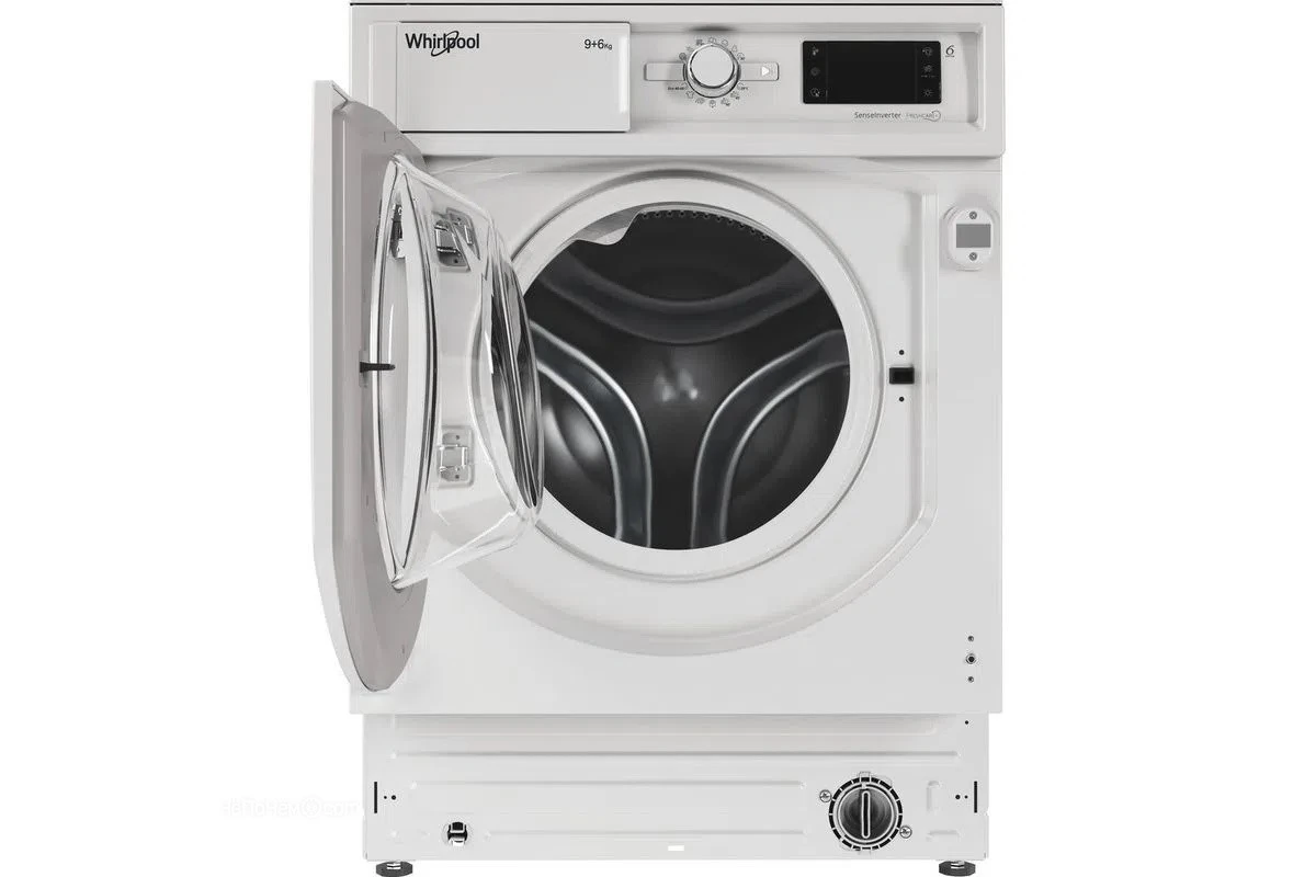 Встраиваемая стиральная машина с сушкой Whirlpool BI WDWG 961484 EU