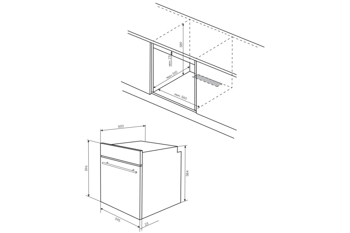 Духовой шкаф Kuppersberg HF 615 B
