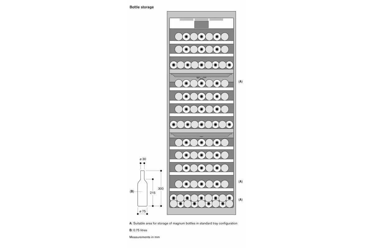 Встраиваемый винный шкаф Gaggenau RW466365