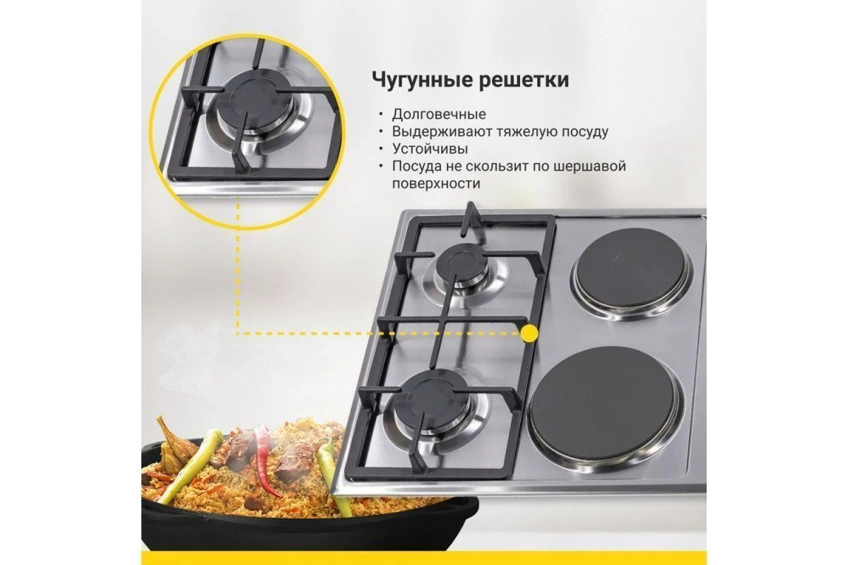 Комбинированная варочная панель Simfer H60Q22M516