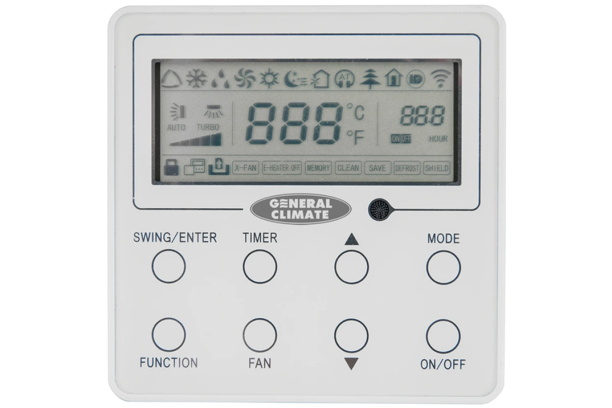 Кассетный кондиционер General Climate GC/GU-4C12HRF compact
