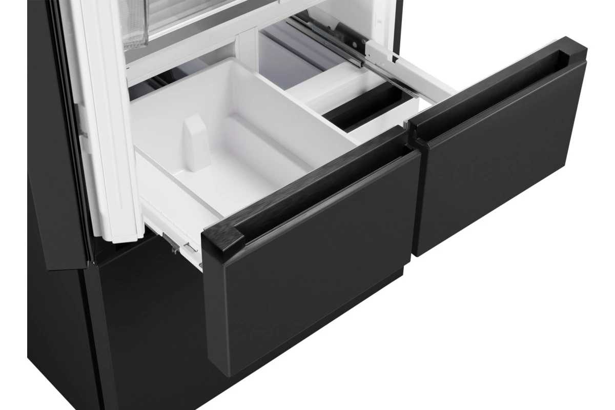 Отдельностоящий холодильник Weissgauff WFD 450 Built-in Inverter NoFrost Dark Inox