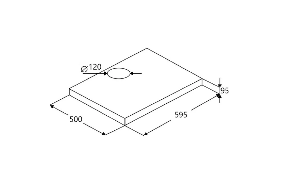 Вытяжка Maunfeld Comfort 60 Flat черный