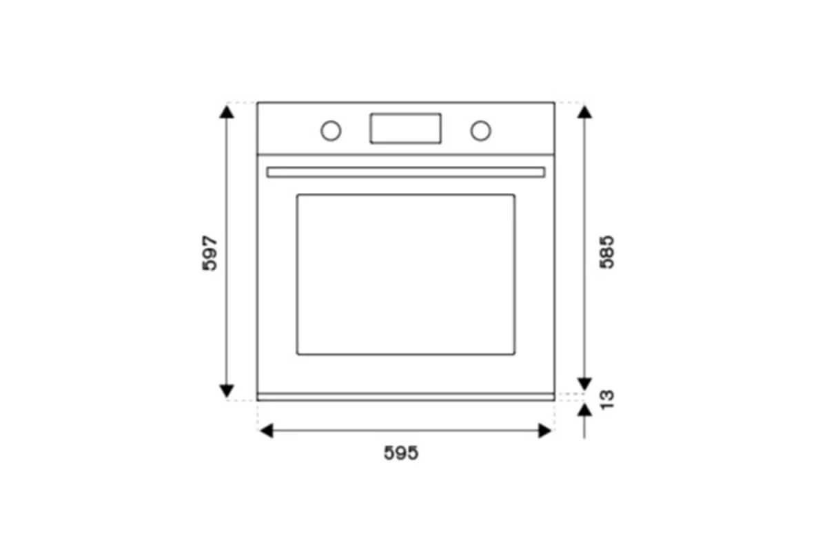 Электрический духовой шкаф Bertazzoni Professional F6011PROPTN черный