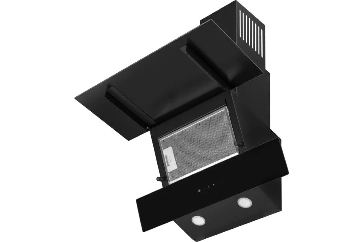 Каминная вытяжка Weissgauff Yota 606 touch double black glass