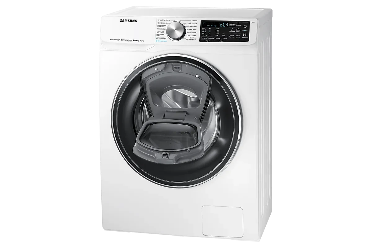 Стиральная машина Samsung WW70R62LVSWDLP (AddWash и Eco Bubble)