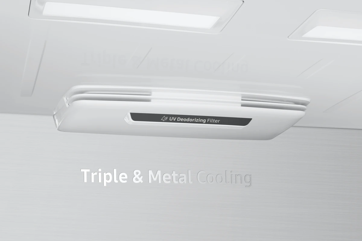 Многодверный холодильник Samsung Bespoke RF9000AZ c Triple Cooling RF60A91R18A/WT