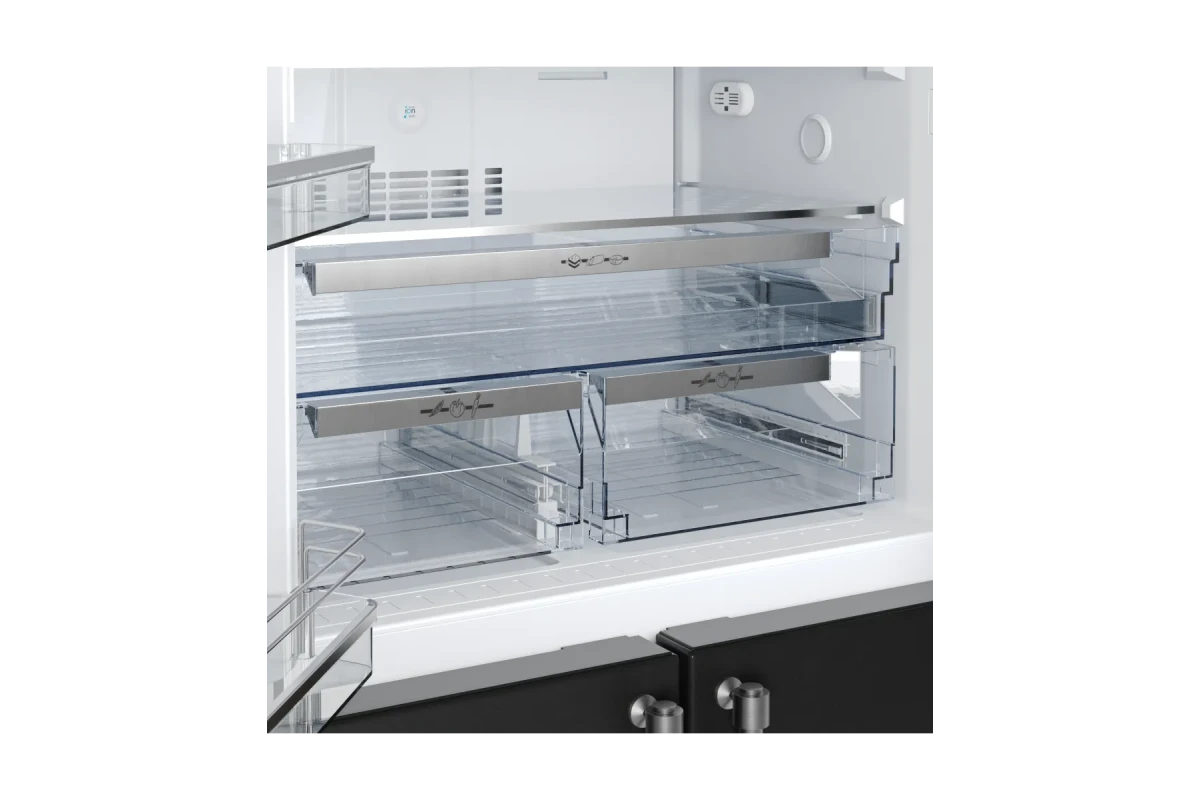 Холодильник отдельностоящий Kuppersberg NMFV 18591 BK Silver