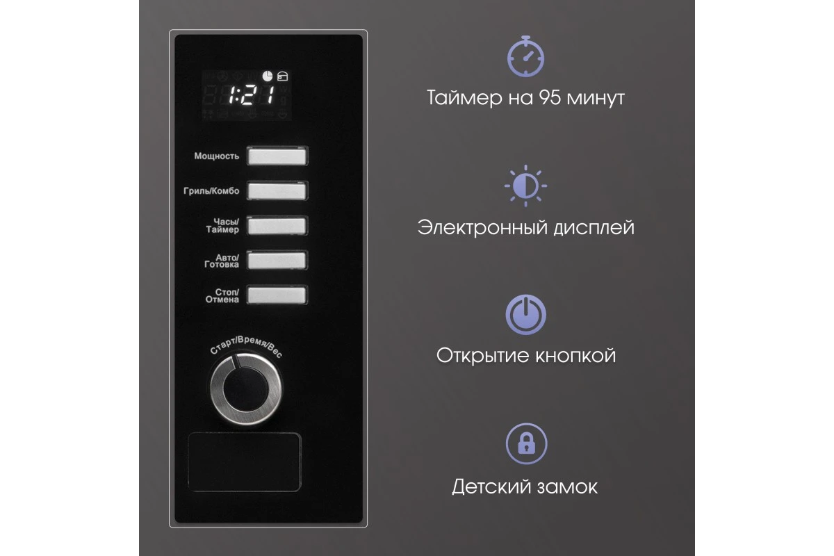 Микроволновка Zigmund & Shtain BMO 21 B