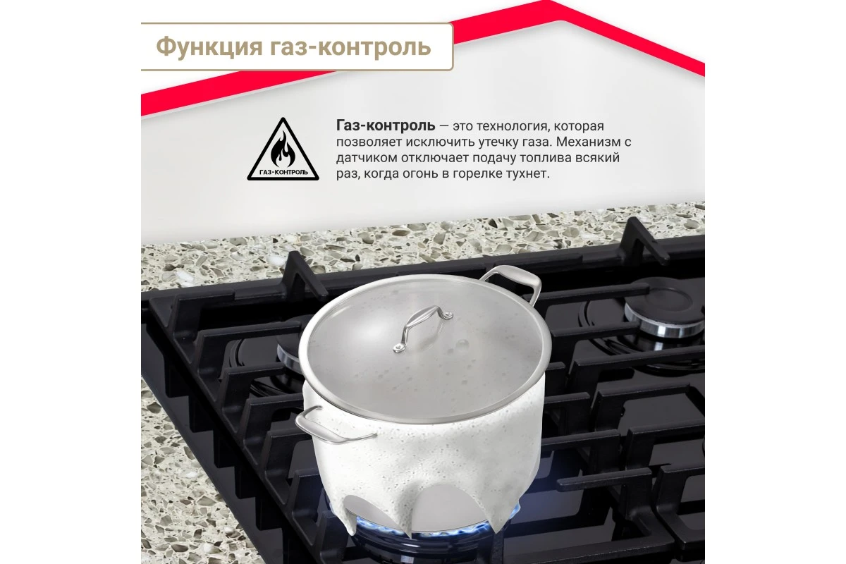 Газовая варочная поверхность Simfer H60H41S570