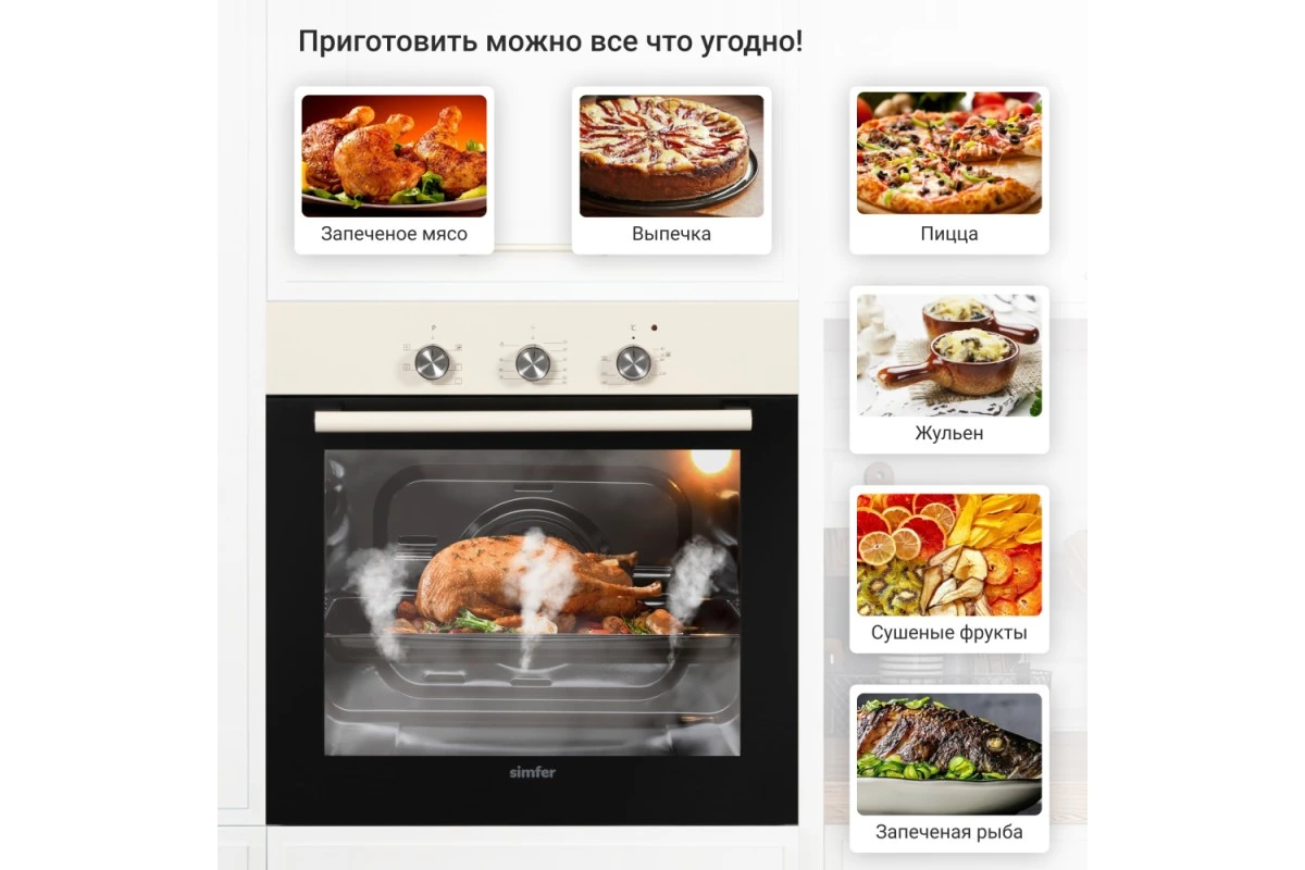 Электрический духовой шкаф Simfer B6ER16001
