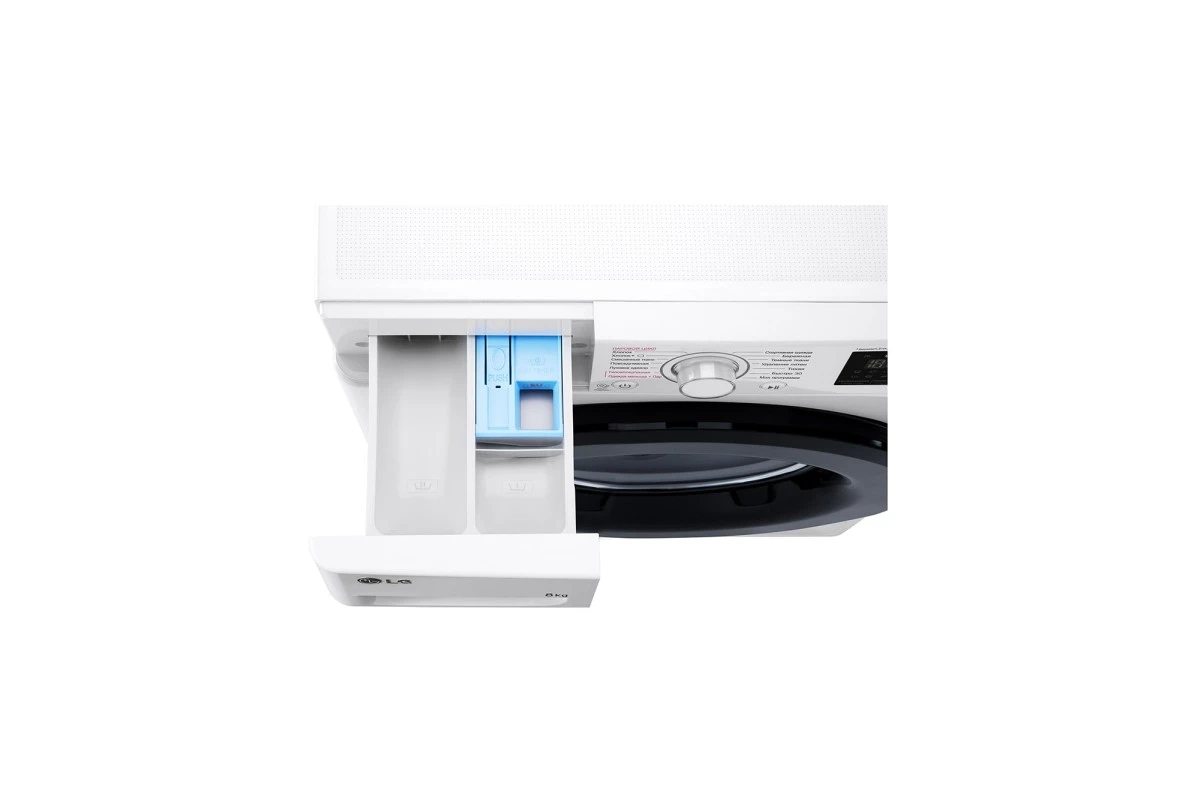 Cтиральная машина LG F4M5TS6W c функцией пара