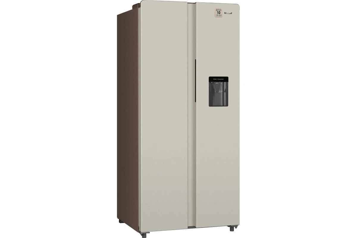 Отдельностоящий холодильник с инвертором и подачей воды Weissgauff WSBS 600 Be NoFrost Inverter Water Dispenser