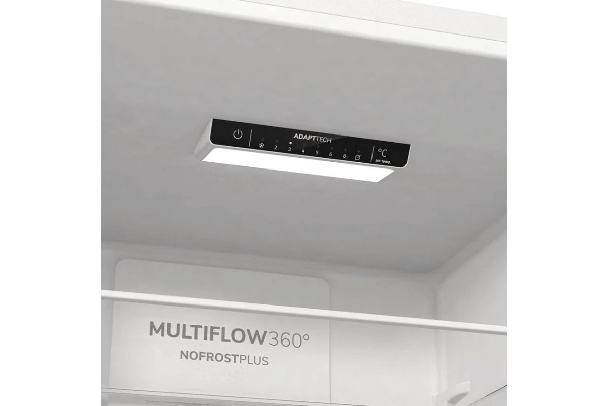 Отдельностоящий двухкамерный холодильник Gorenje NRK6201PW4