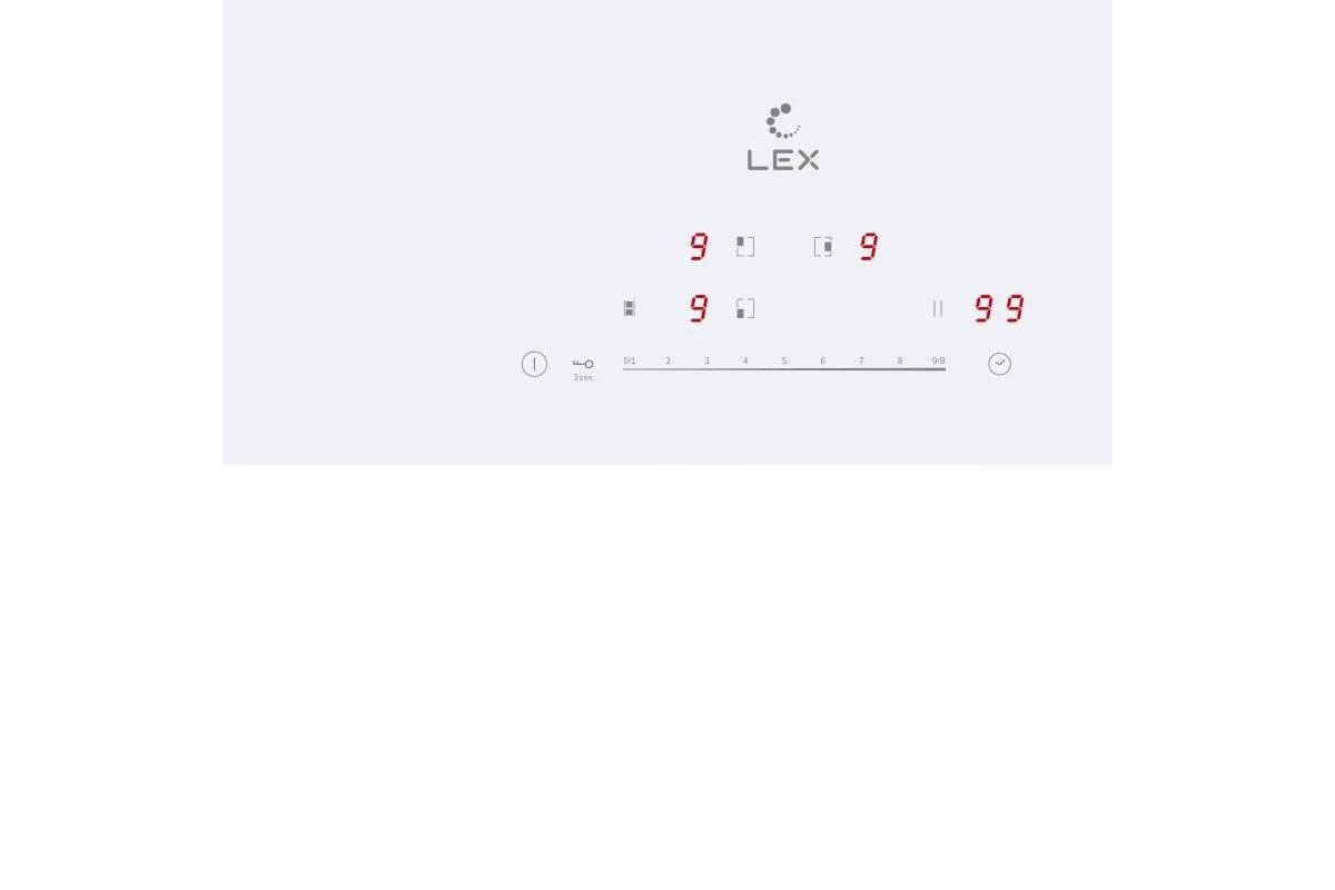 Варочная панель индукционная LEX EVI 431A WH