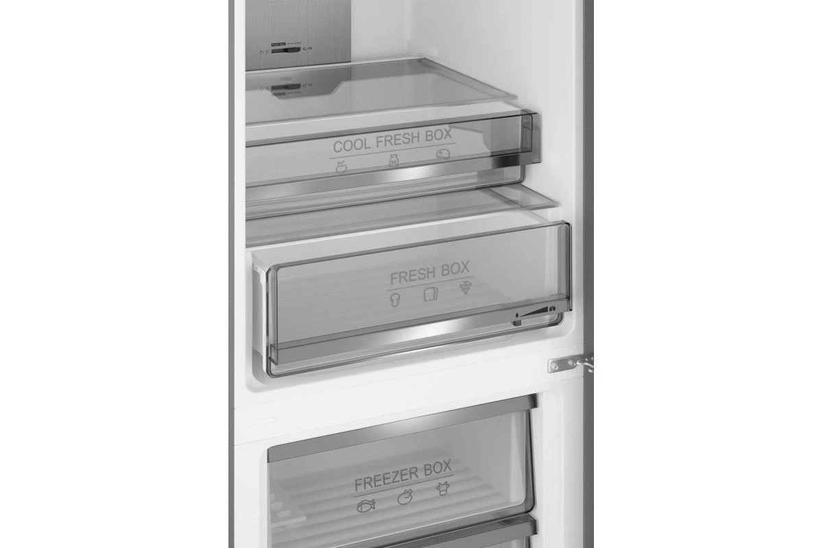 Отдельностоящий холодильник Weissgauff WRK 195 D Full NoFrost Dark Grey Glass