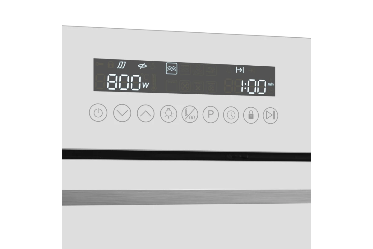 Электрический духовой шкаф Meferi MEO608WH MICROWAVE