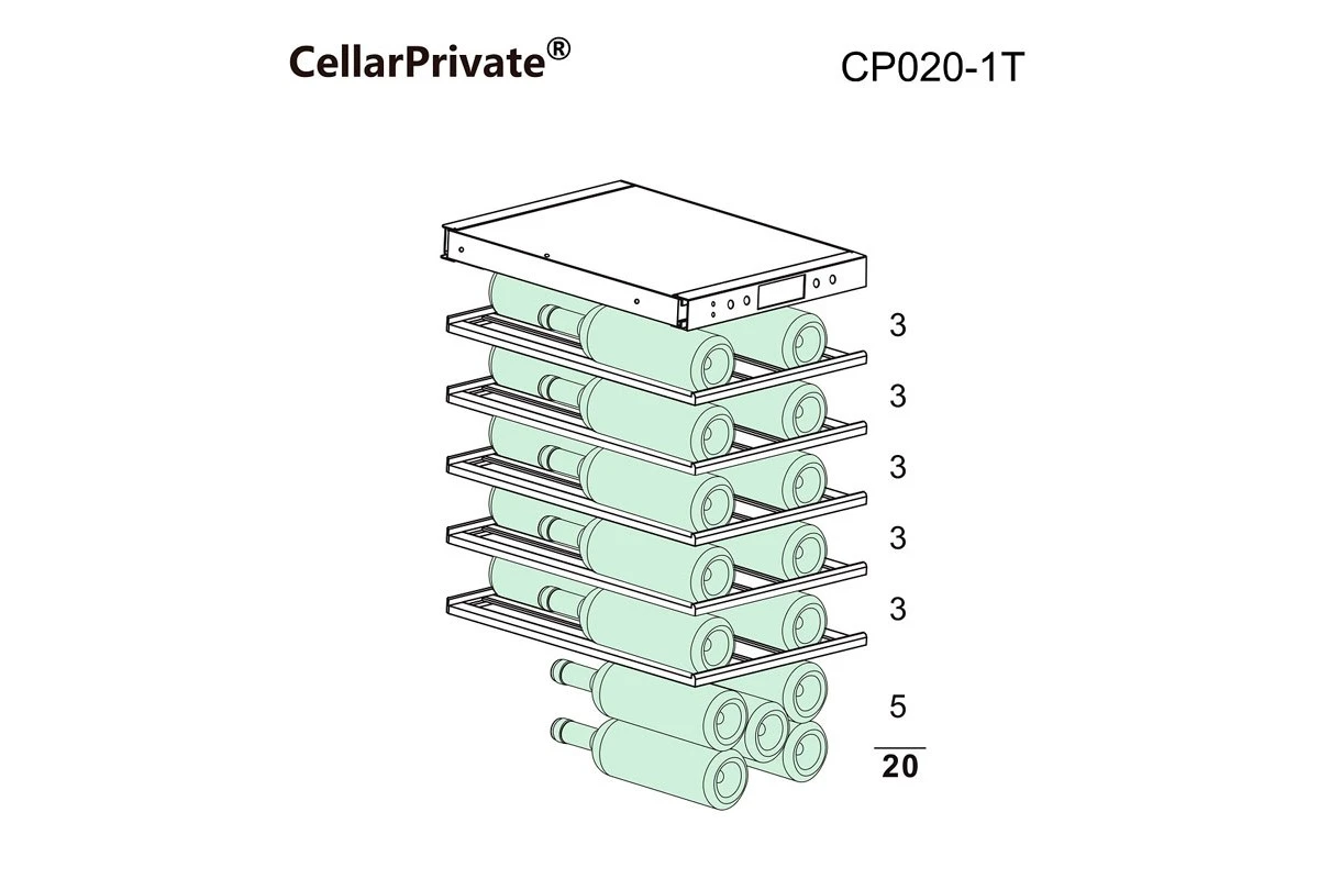 Винный шкаф Cellar Private CP020-1T