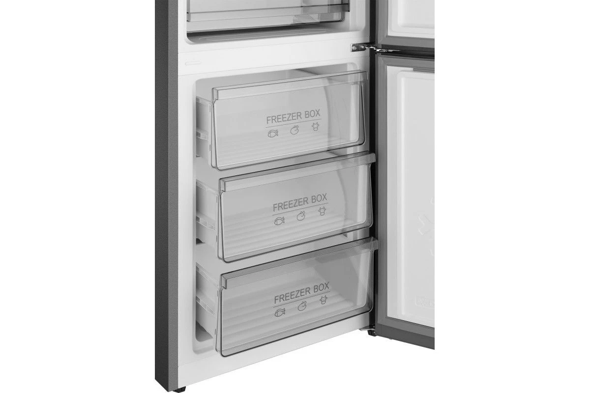Отдельностоящий холодильник с инвертором Weissgauff WRK 185 Total NoFrost Inverter Beige Glass