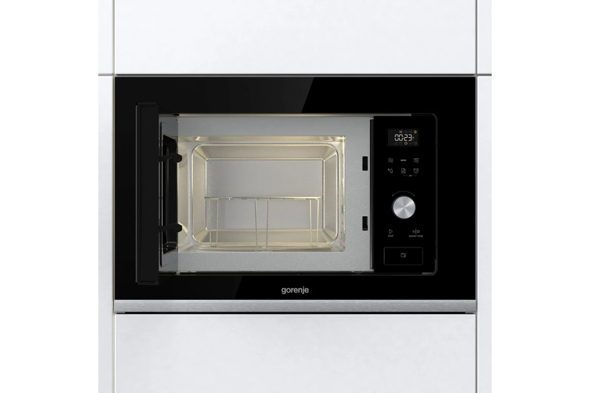 Встраиваемая микроволновая печь с грилем Gorenje BMX201AG1BG