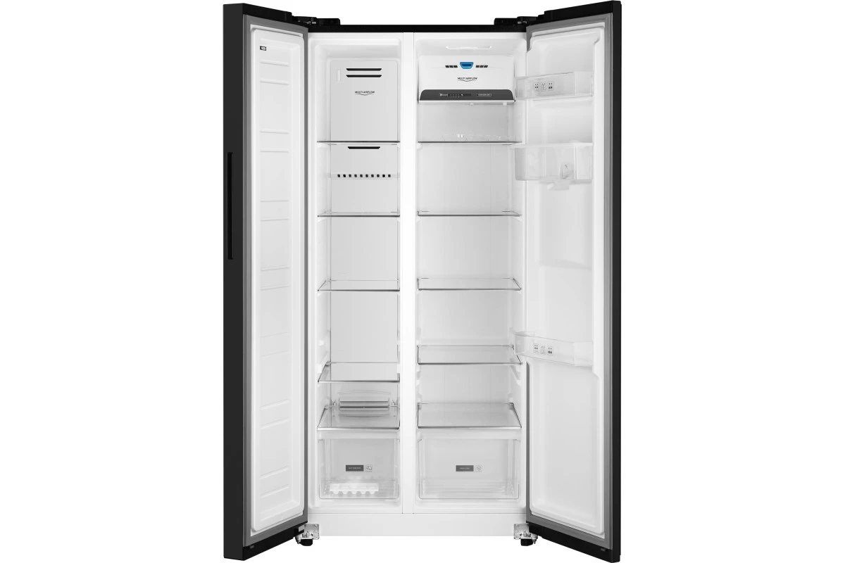 Отдельностоящий холодильник с инвертором и подачей воды Weissgauff WSBS 600 B NoFrost Inverter Water Dispenser