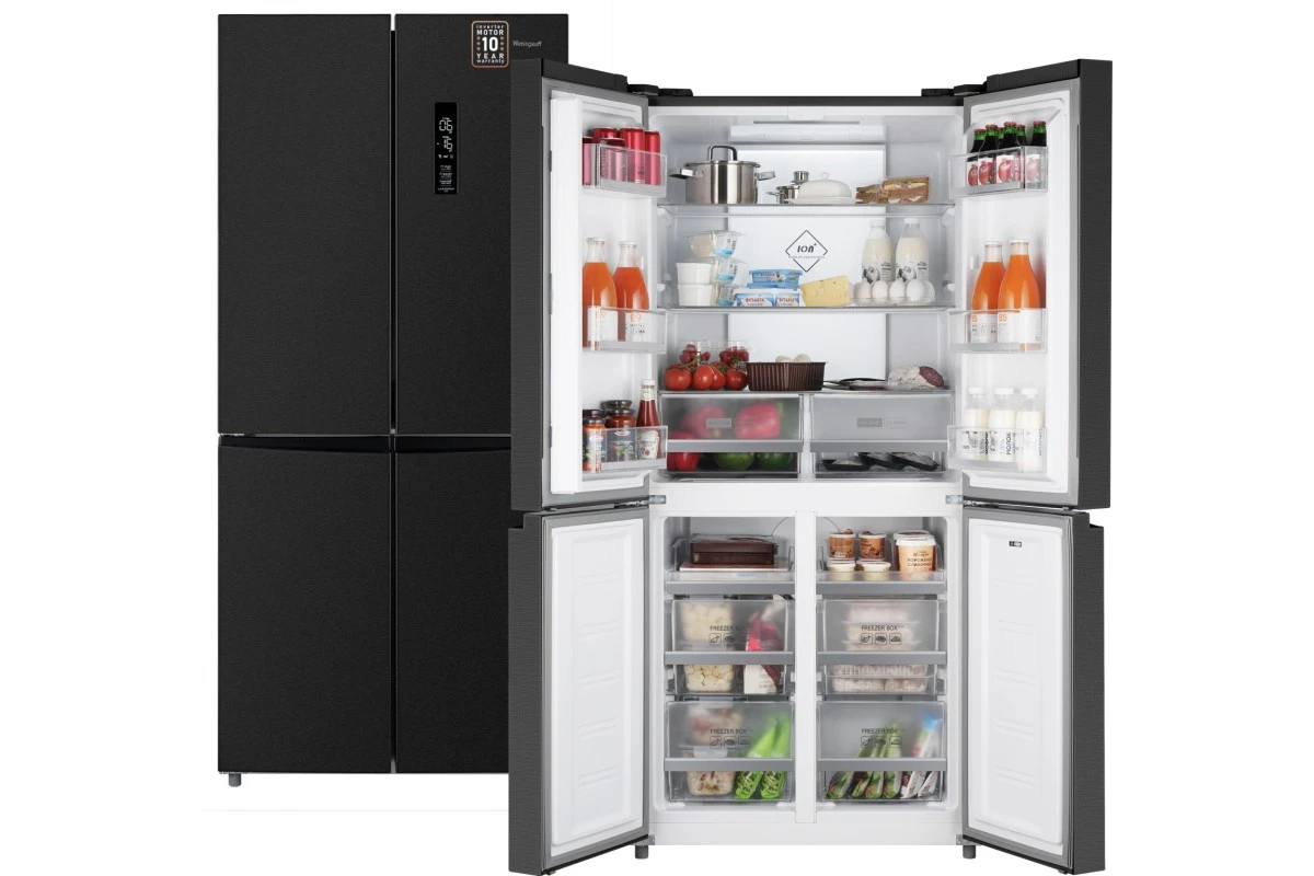 Отдельностоящий холодильник с инвертором Weissgauff WCD 450 XB NoFrost Inverter