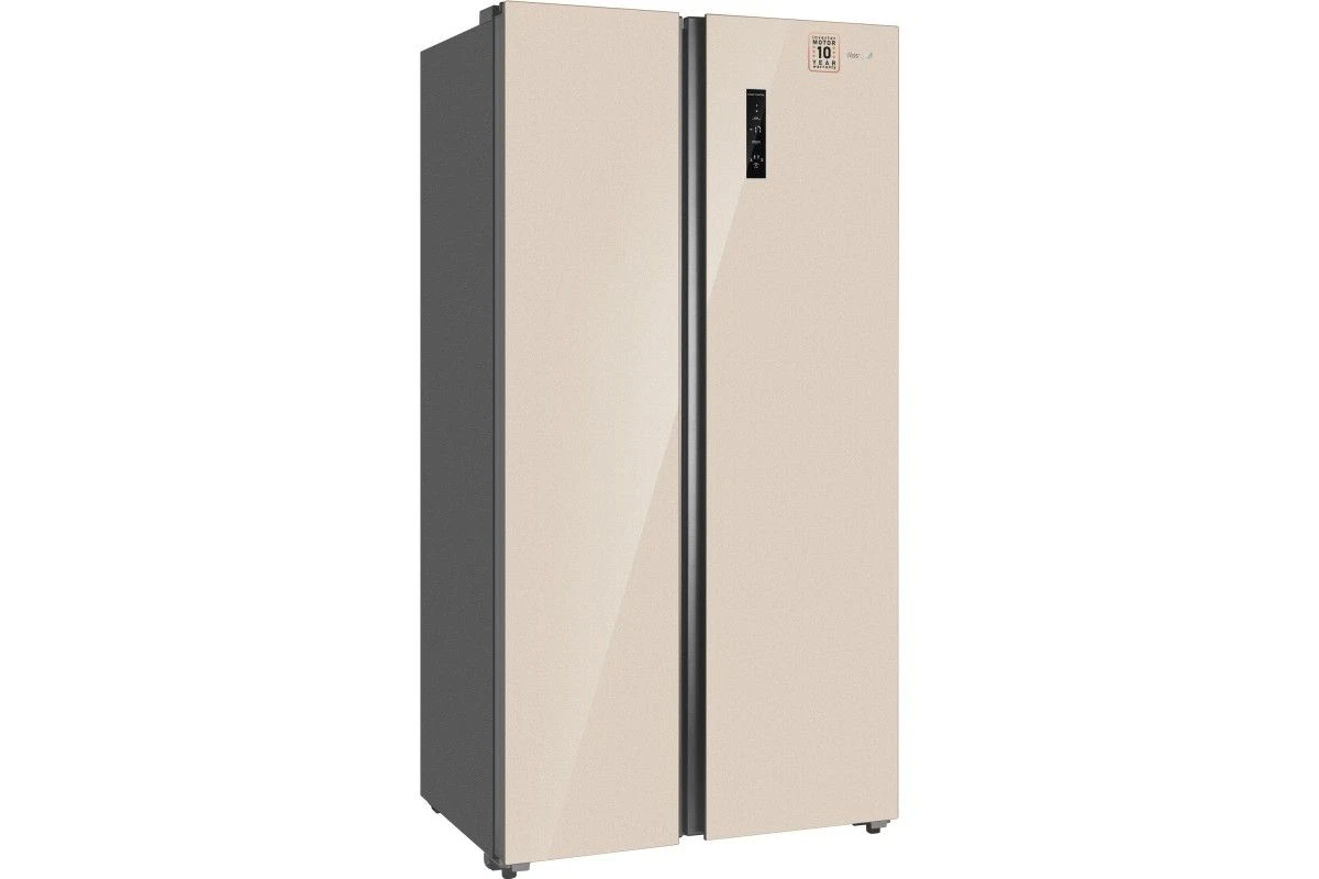 Отдельностоящий холодильник с инвертором Weissgauff WSBS 550 BEG Inverter NoFrost