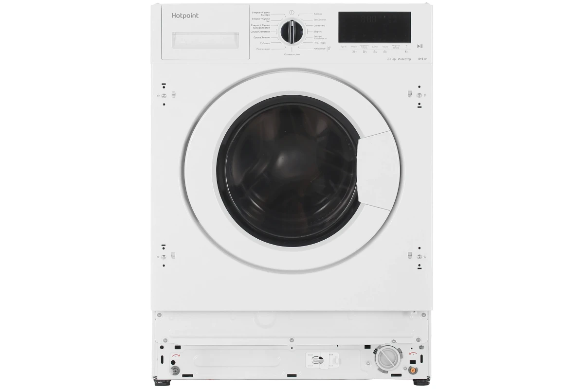 Встраиваемая стиральная машина Hotpoint с сушкой BI WDHT 8548 V