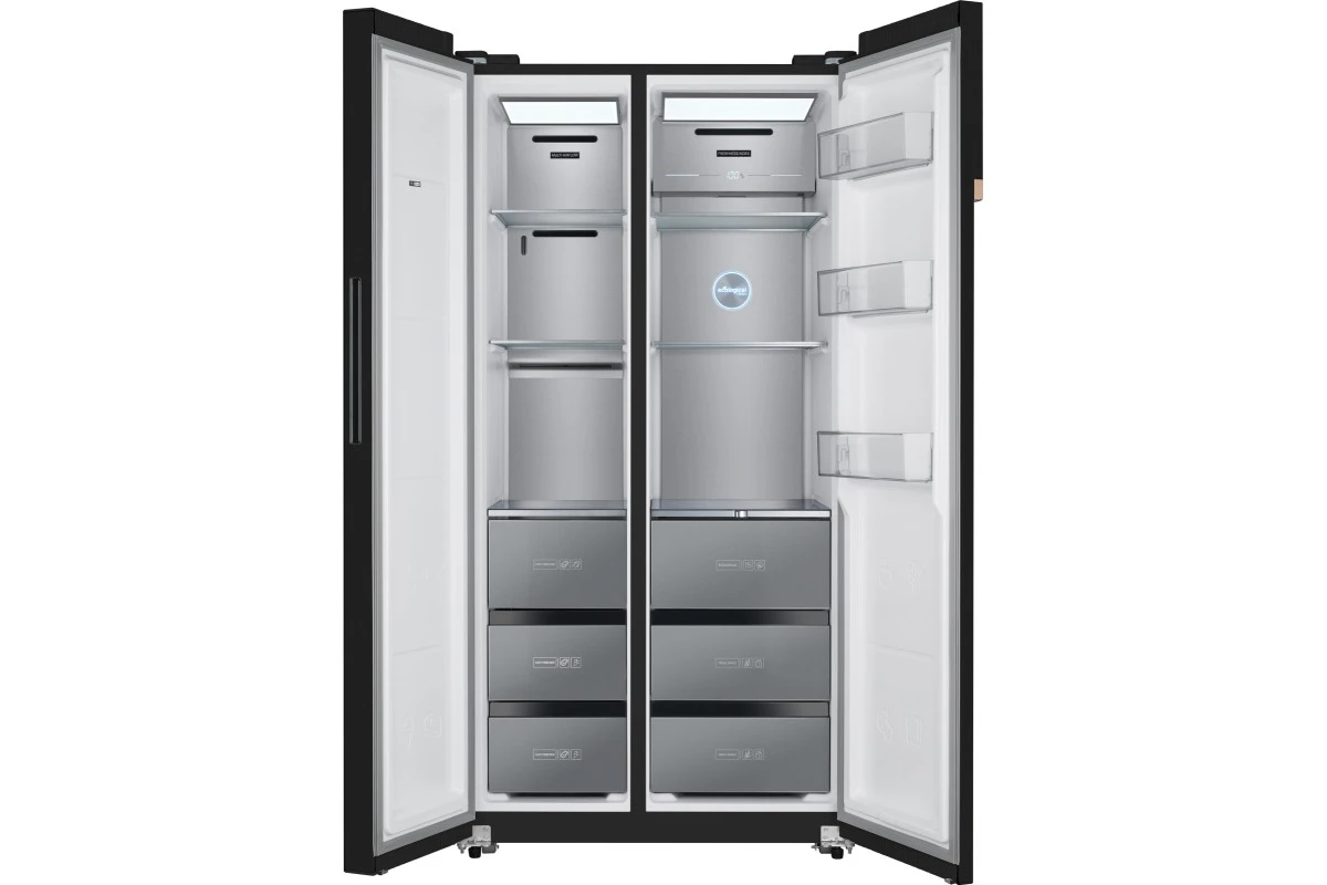 Отдельностоящий холодильник с инвертором Weissgauff WSBS 590 BG NoFrost Inverter Premium