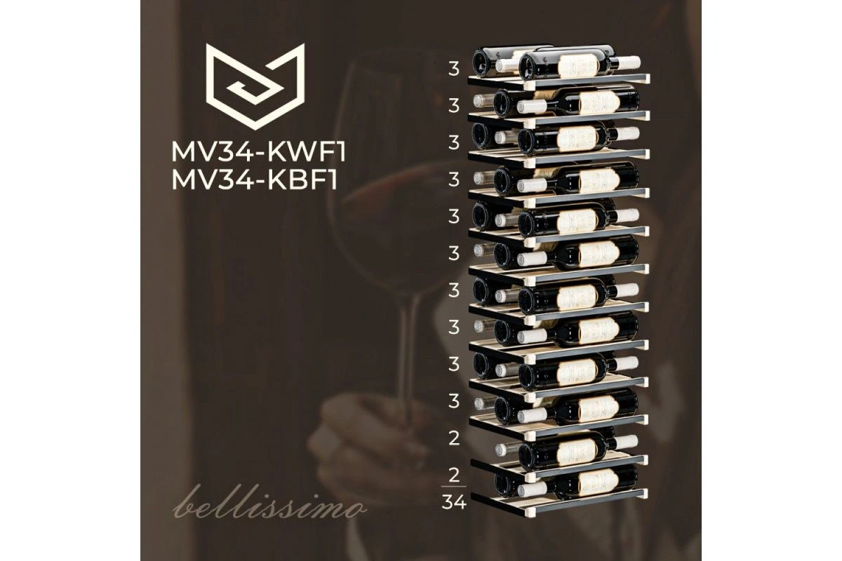 Винный шкаф Meyvel MV34-KBF1
