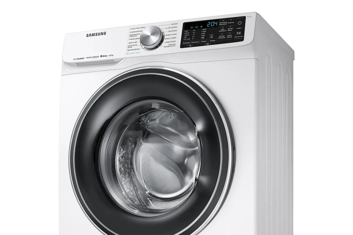 Стиральная машина Samsung WW80R62LVEWDLP (EcoBubble)