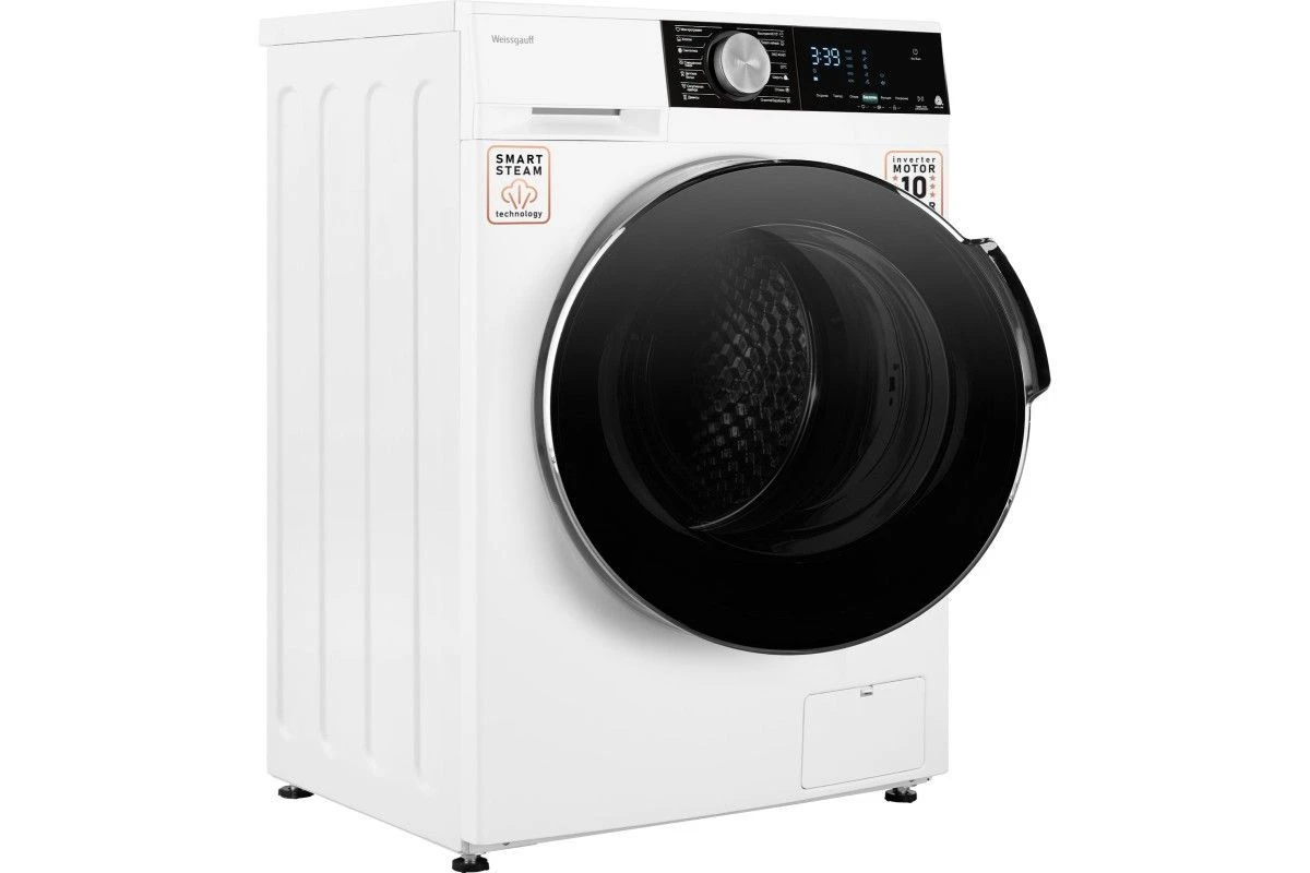 Cтиральная машина с инвертором и паром Weissgauff WM 47148 DC Inverter Steam