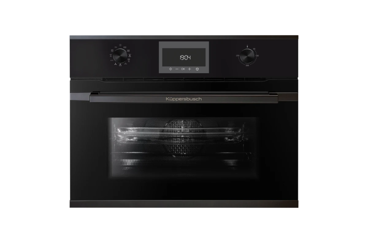 Компактный духовой шкаф с микроволнами Kuppersbusch CBM 6330.0 S2 Black Chrome