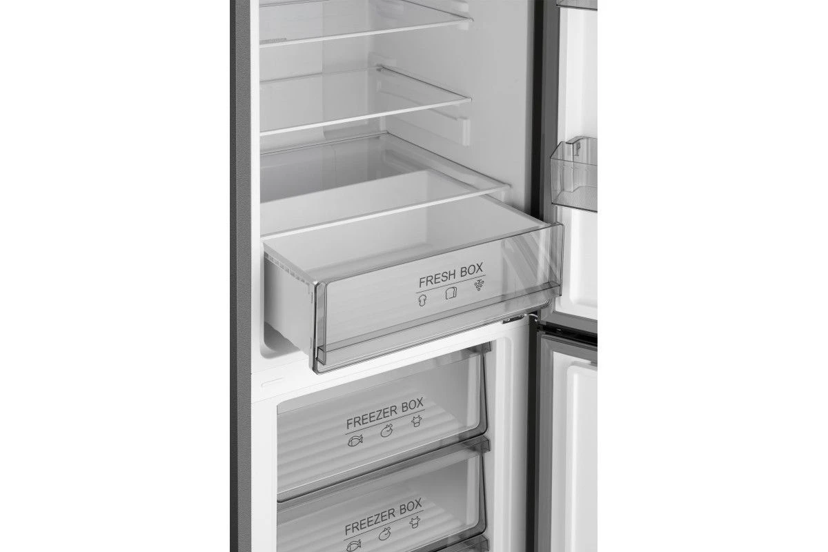 Отдельностоящий холодильник с инвертором Weissgauff WRK 185 Total NoFrost Inverter Beige Glass
