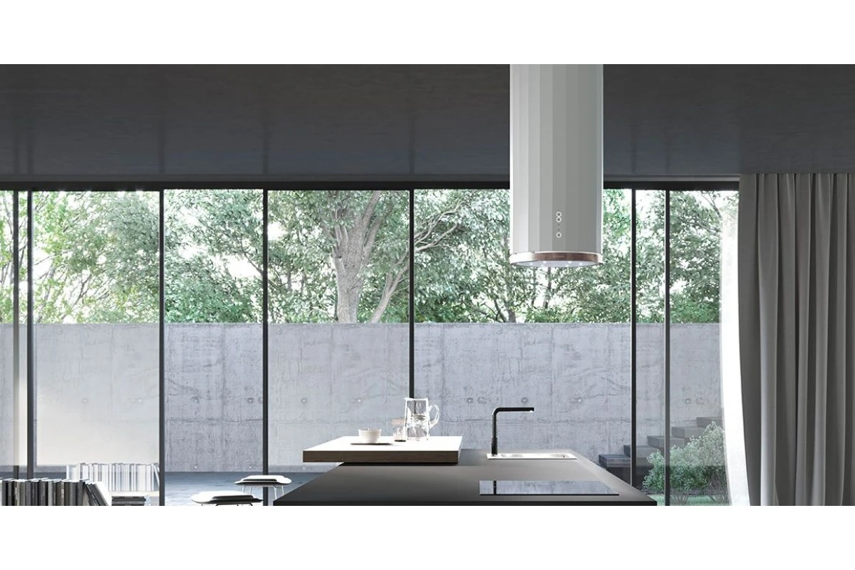 Островная вытяжка Faber Corinthia Isola EV8P WH MATT/TS A37 110.0456.219