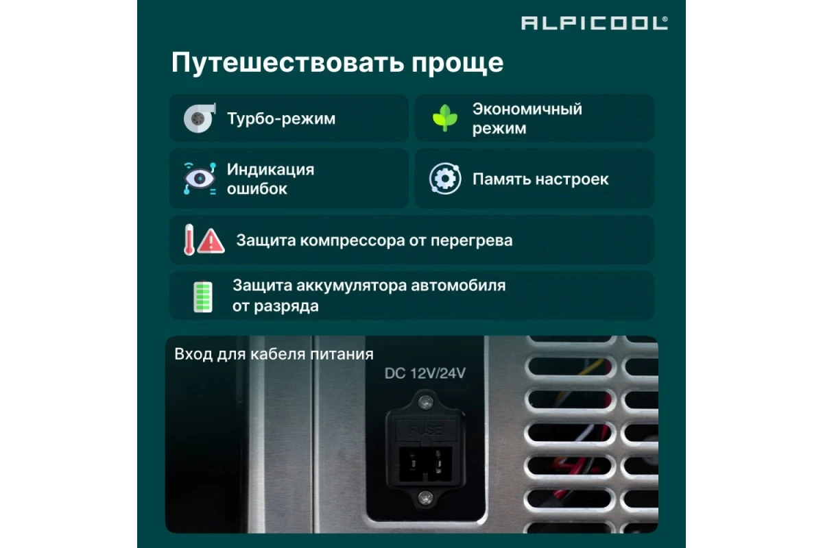 Автохолодильник Alpicool BD110(12/24)