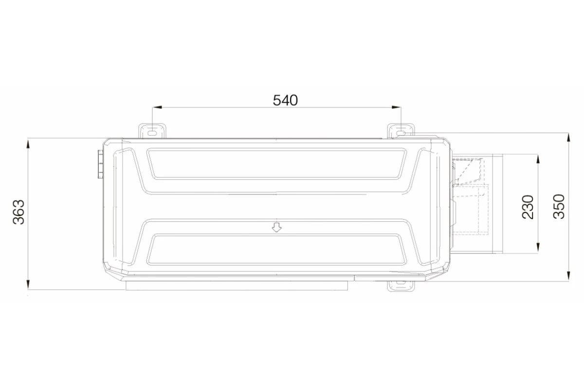 Напольно-потолочный кондиционер Excon CR-01-0712