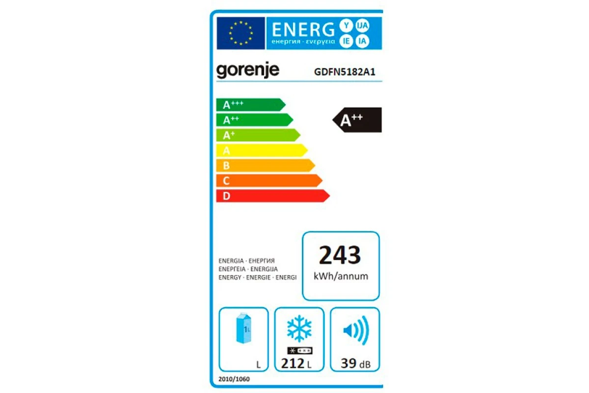 Встраиваемый морозильный шкаф Gorenje GDFN5182A1