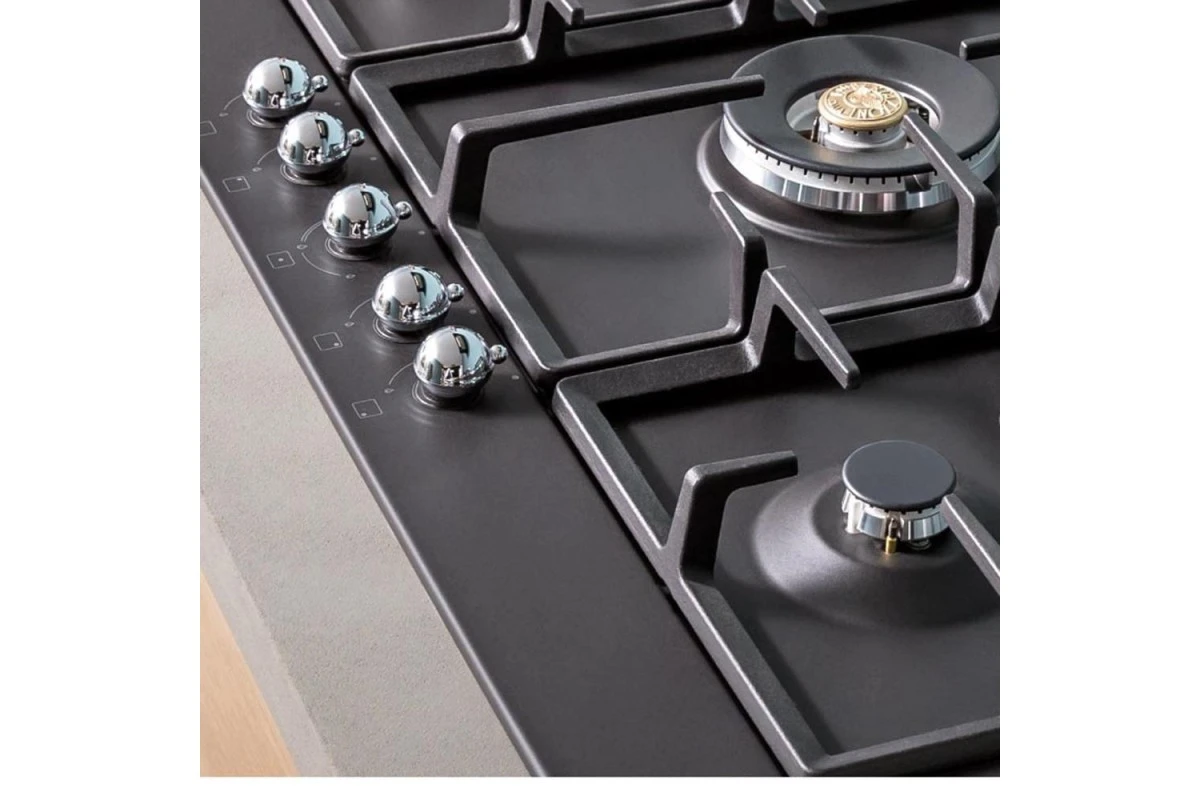 Газовая варочная панель Bertazzoni Heritage P905CHERNE черная