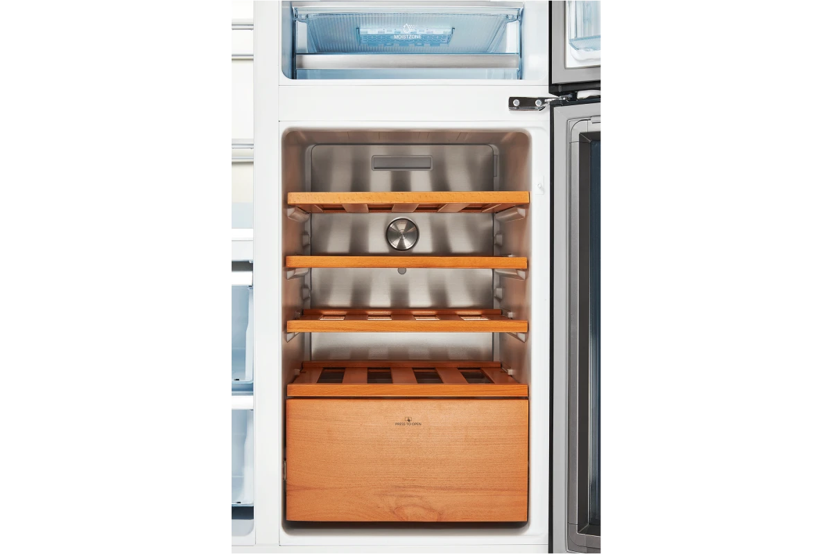 Холодильник Hiberg RFS-700DX NFGB Inverter Wine
